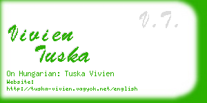 vivien tuska business card